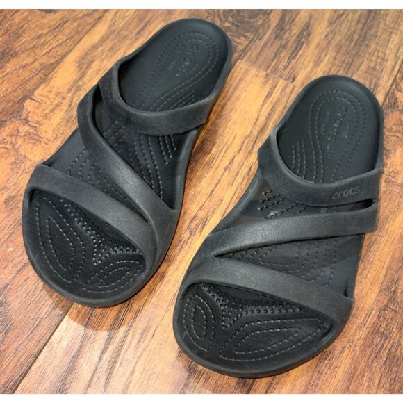 Crocs Swiftwater Sandal Womens 7 Waterproof Comfort Slip On Slides Waterproof - Picture 1 of 7